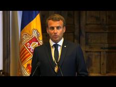 "Andorra is European", says its "co-prince" Emmanuel Macron