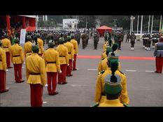 Military parade in Congo on the occasion of 60 years of independence