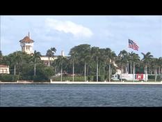 USA: Un camion de déménagement aperçu sur la propriété de Trump en Floride