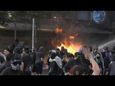 Chile: clashes during a demonstration against violence against women