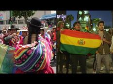 Bolivia: flags, hairstyles, clothes, the battle of visual symbols of both political camps