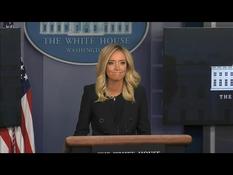 White House spokesperson back in the press room