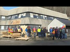 Pensions: blockage of a hydroelectric power station in Isère