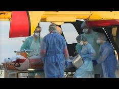 Coronavirus: in Strasbourg, arrival by helicopter of patients from Mulhouse