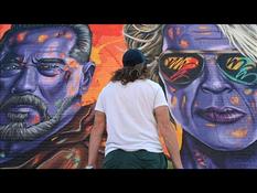 Californian artist celebrates the release of the new "Terminator" with a mural