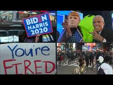 "You’re Fired": New Yorkers celebrate Biden’s victory and the end of the Trump era